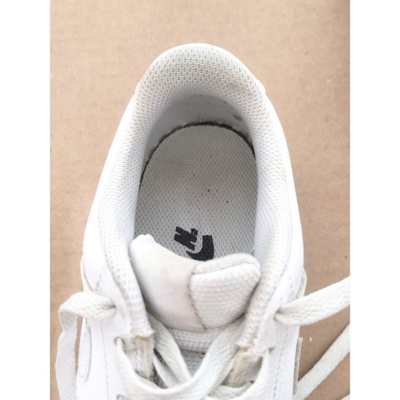 Nike Court Vision White Leather Sneakers Womens Size 6 Athletic Shoes CD5434-100 - Picture 11 of 12